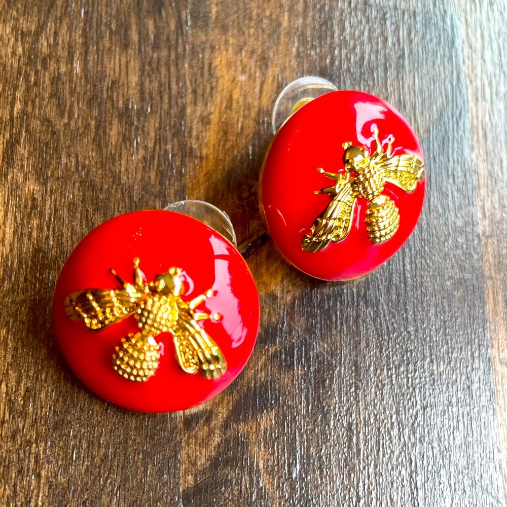 Bee 🐝 Circle Anthropologie Earrings
